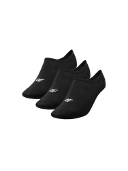 Skarpetki damskie stopki 4F (3PAK) 4FWMM00USOCF473 czarne