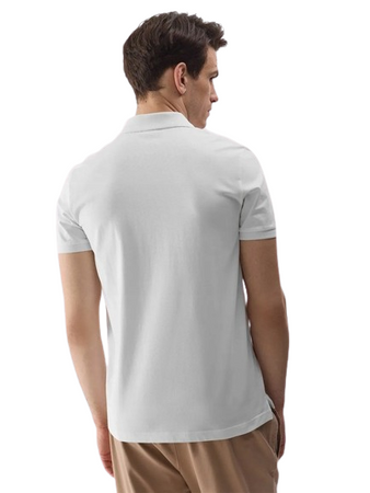 Koszulka męska polo 4F 4FWMM00TPTSM316 biała