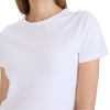 Damski t-shirt koszulka basic 4F 4FWMM00TTSHF2255 biały