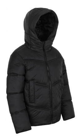 Chłopięca kurtka puchowa 4FJWAW25TDJAM622 czarna