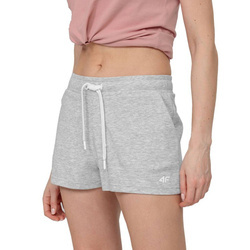 Krótkie Spodenki Dresowe 4F 4FAW22 TSHOF073 jasny szary