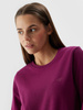 Bluza damska wkładana przez głowę 4FWSS24TSWSF0954 fiolet
