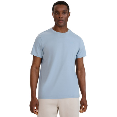 Koszulka męska t-shirt 4FWSS25TTSHM2074 jasny niebieski