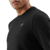 Bluza dresowa męska czarna 4F WSS24 TSWSM1181