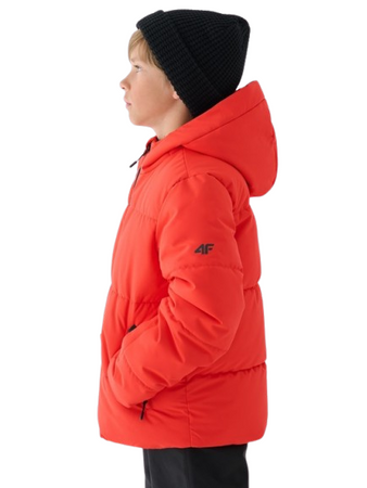 Kurtka narciarska dziecięca 4F 4FJWAW24TTJAM534 czerwona