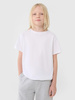 Koszulka dziecięca T-shirt 4FJWMM00TTSHM2362 biały