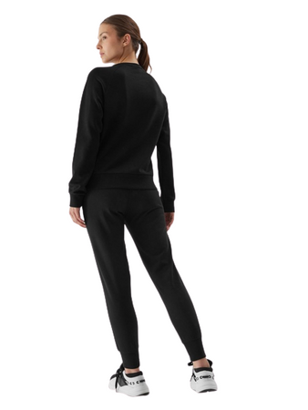 Spodnie Dresowe Damskie 4F AW23TTROF474 czarne