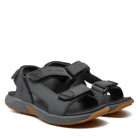 Sandały męskie sportowe 4F szare 4FRSS24FSANM051