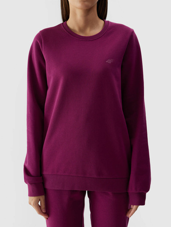 Bluza damska wkładana przez głowę 4FWSS24TSWSF0954 fiolet