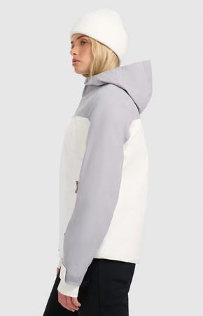 Kurtka narciarska damska 4FWAW25TTJAF0807 jasny szary