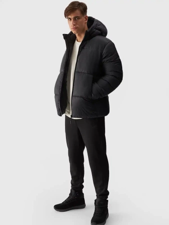 Kurtka puchowa męska 4F 4FWAW24TDJAM480 czarny