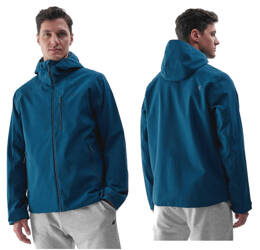 Kurtka męska z kapturem 4F WSS24-TTJAM462 granat