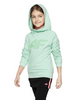 BLUZA DZIEWCZĘCA 4F HJL21-JBLD002B MIĘTOWA