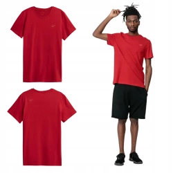 Koszulka T-shirt męski 4F H4L22 TSM352 czerwony
