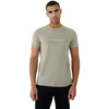 Koszulka męska t-shirt 4F 4FWSS25TTSHM2004 oliwkowa