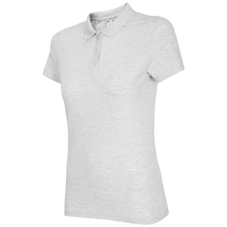 Koszulka Polo Damska 4F NOSH4-TSD007 SZARA