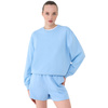 Bluza damska bez kaptura 4FWMM00TSWSF1765 denim