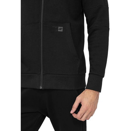 Bluza Męska Rozpinana z kapturem 4F H4Z22 BLM016 czarna