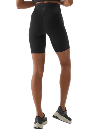 Legginsy krótkie treningowe damskie 4F 4FWAW24TFSTF010 czarne
