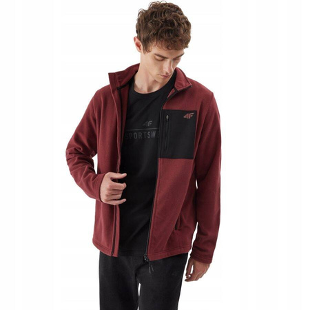 Polar Męski 4F AW23TFLEM123 burgund