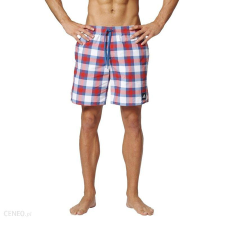 Krótkie Spodenki Męskie Plażowe w kratkę adidas BJ8636