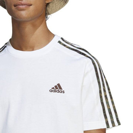 Koszulka Męska adidas Essentials Single Jersey 3-Stripes IC9343