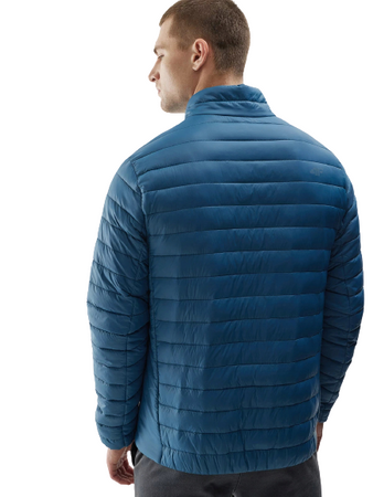 Kurtka Męska puchowa Pikowana 4F AW23TDJAM239 denim
