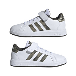 Buty dziecięce sportowe adidas IG1235 GRAND COURT 2.0 EL