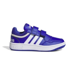 Buty dziecięce sportowe na rzepy adidas IH8013 HOOPS 3.0 niebieskie