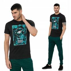 Koszulka Męska 4F T-shirt H4L22 TSM036 antracyt