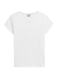 Koszulka T-shirt Damski 4F H4L22 TSD013 biały
