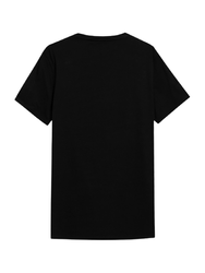 Koszulka T-shirt Męski gładki 4F czrany 4FSS23-TTSHM536