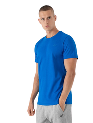 T-shirt Męski 4F Koszulka H4L22 TSM352 niebieska