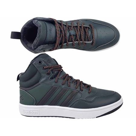 Buty Męskie z wyższą cholewką adidas Hoops 3.0 Mid GW6702