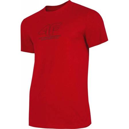 Koszulka 4F T-shirt Męski TSM016 H4L22 -TSM016 CZERWONY