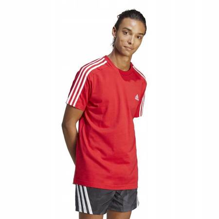 Koszulka Męska bawełniana adidas Essentials Single Jersey 3-Stripes IC9339