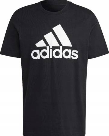 Koszulka Męska bawełniana adidas Essentials Single Jersey Big Logo IC9347