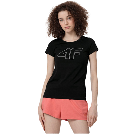 Koszulka T-shirt Damski 4F H4L22 TSD353 czarny