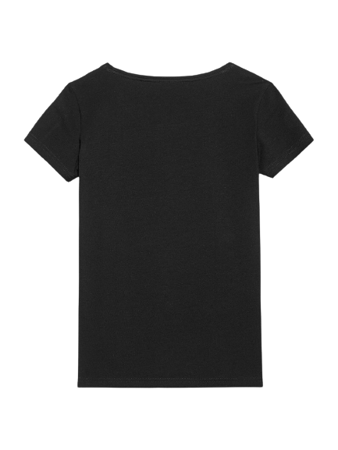 Koszulka T-shirt Damski z nadrukiem czarny 4F SS23 TTSHF583