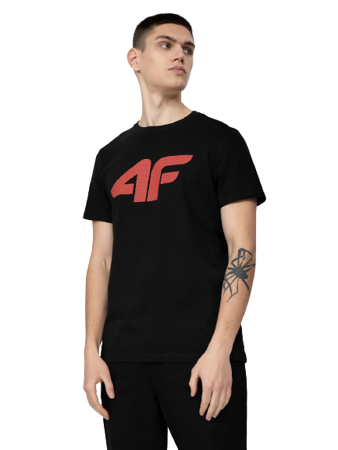Koszulka T-shirt Męski 4F 4FSS23 TTSHM537 czarny