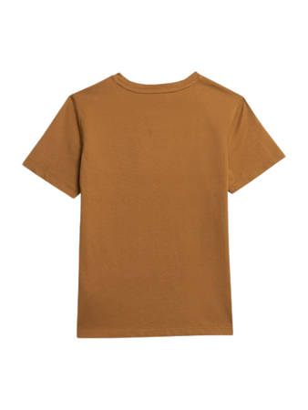 Koszulka T-shirt dziecięcy 4FJAW23TTSHM0797 złota