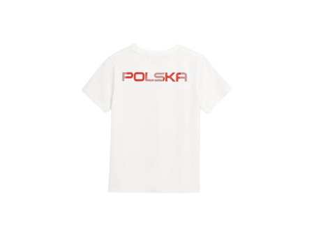 Koszulka kibica Reprezentacji Polski Damska 4F AW22TTSHF0986 biała
