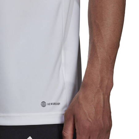 Koszulka sportowa męska polo adidas biała HC5067